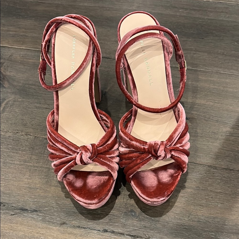 Velvet Pink Sandals by Loeffler Randall